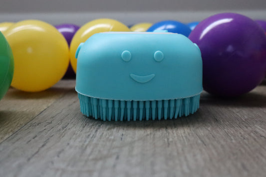 HoneyPaw™ Pet Bath Brush – Gentle Bath & Grooming Tool for Dogs